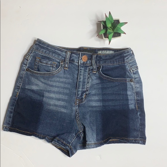 🌵Aeropostale patchwork high waisted midi shorts - Picture 1 of 5